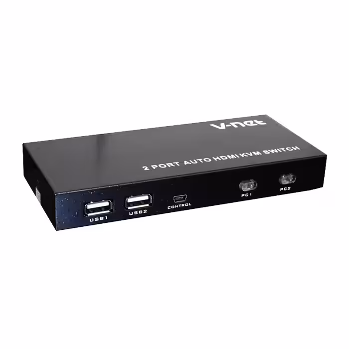 کی وی ام سوئیچ 2 پورت hdmi وی نت مدل V-SWKH1402