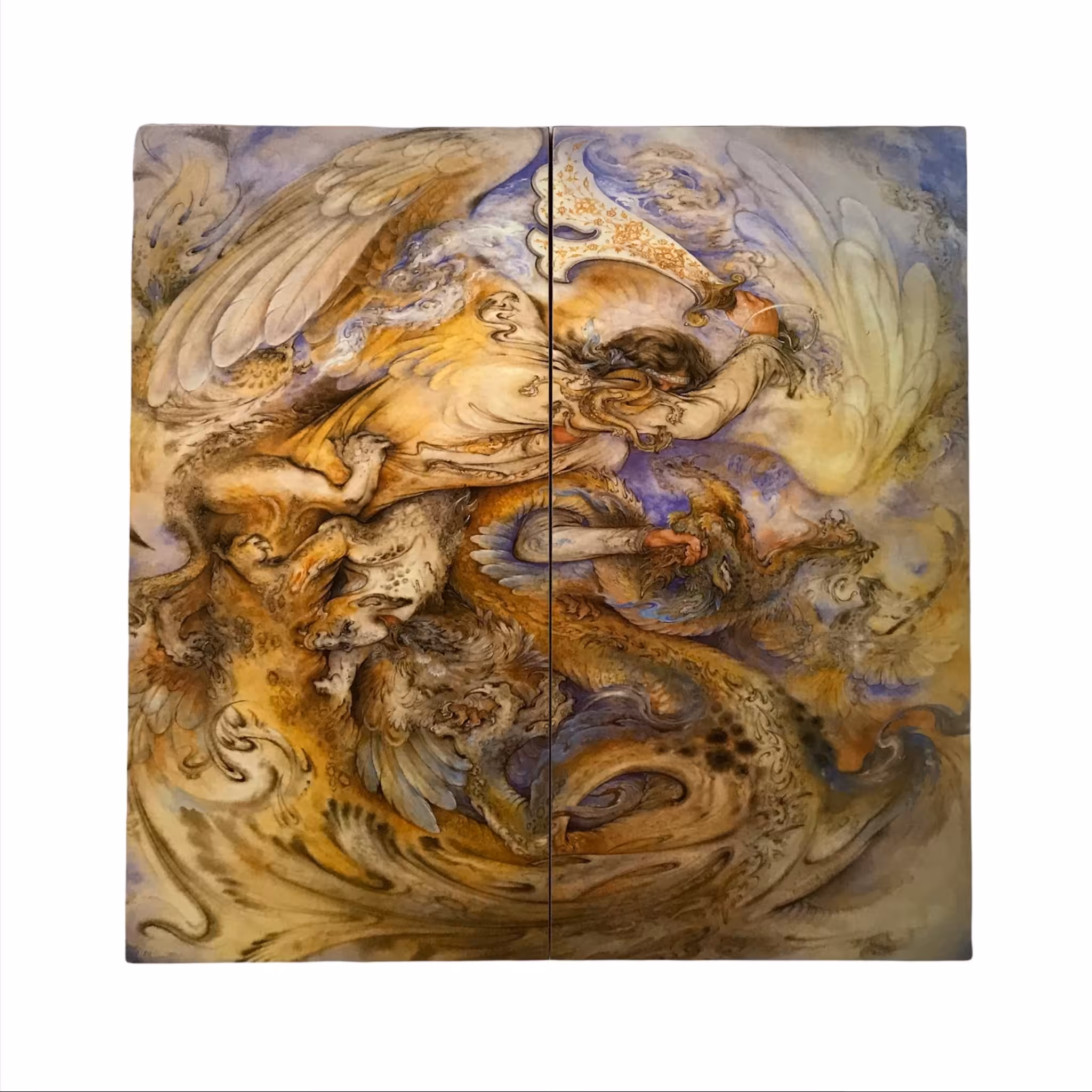 تابلو مدل چاپی طرح استاد فرشچیان