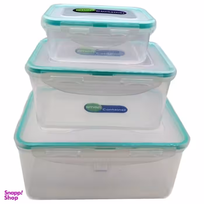 ظرف نگهدارنده لیمون آبی بسته 3 عددی