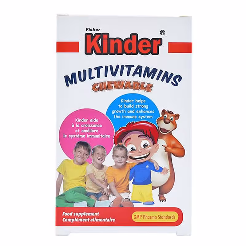 قرص کیندر مولتی ویتامین فیشر کیندر | Multivitamins Chewableداروخانه آنلاین فارموکسین