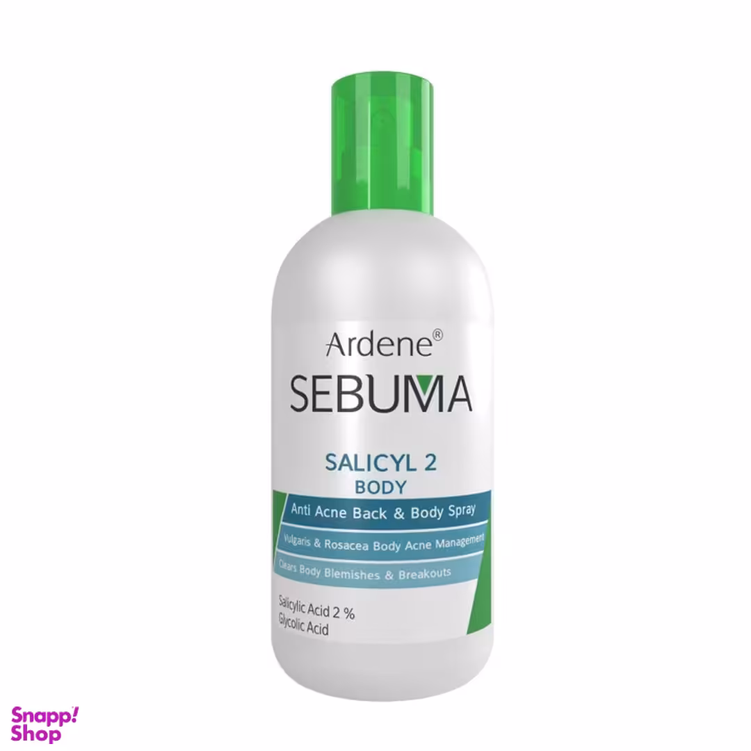 اسپری ضد جوش بدن آردن سری Sebuma مدل Salicyl 2 حجم 250 میلی لیتر