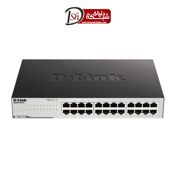 سوئیچ 24 پورت گیگابیتی دی لینک مدل DGS-1024C - دنیای شبکه برتر