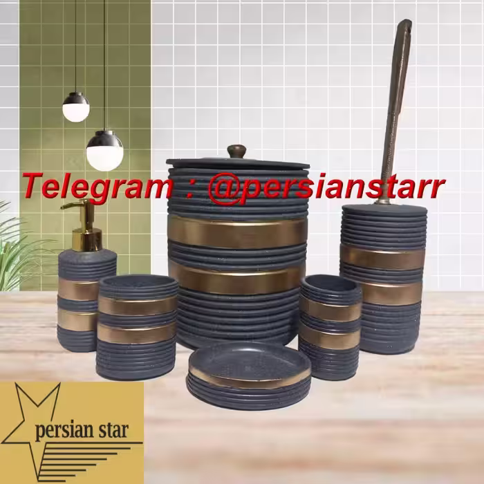 سرویس بهداشتی 6پارچه رزین رومینا 
