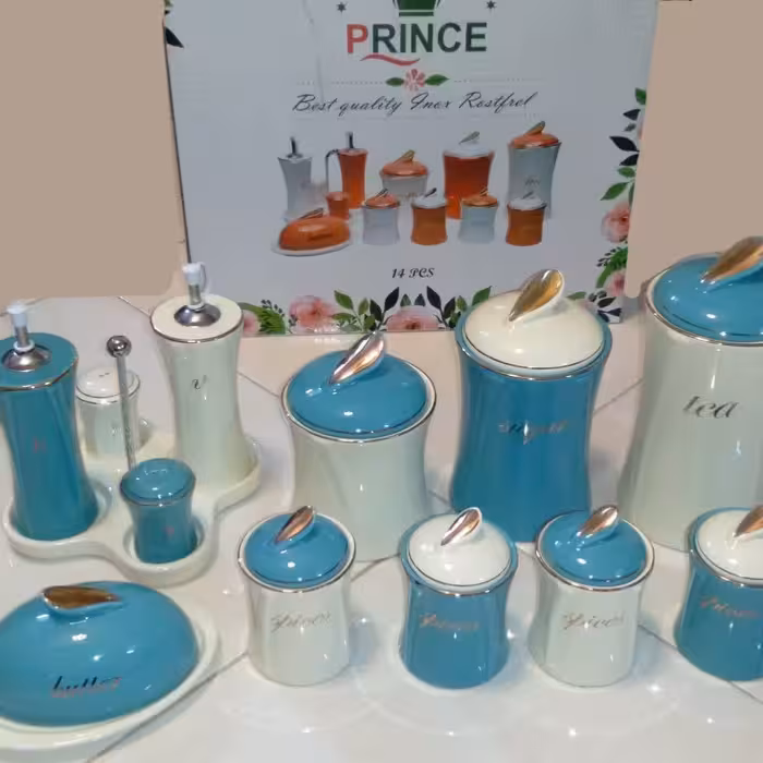 پاسماوری prince
14 پارچه ، جنس بدنه پاسماوری چینی هست و لعاب نیست