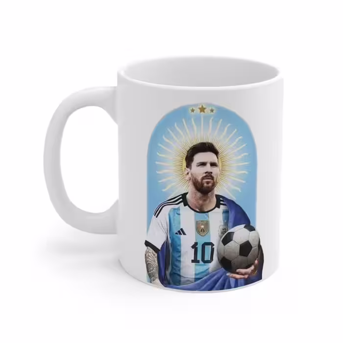 ماگ طرح لیونل مسی Lionel Messi مدل NM1577
