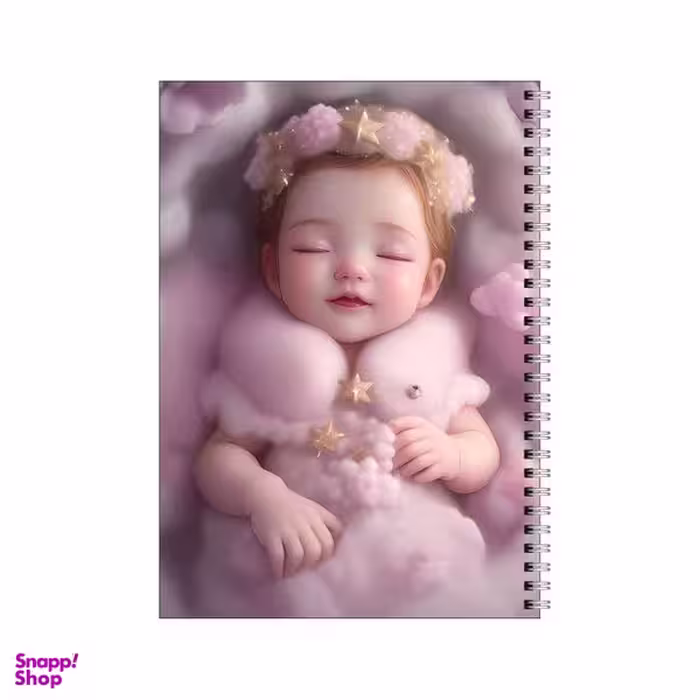 دفتر مشق 80 برگ بامبیلیپ طرح نی نی فرشته کد 9485586