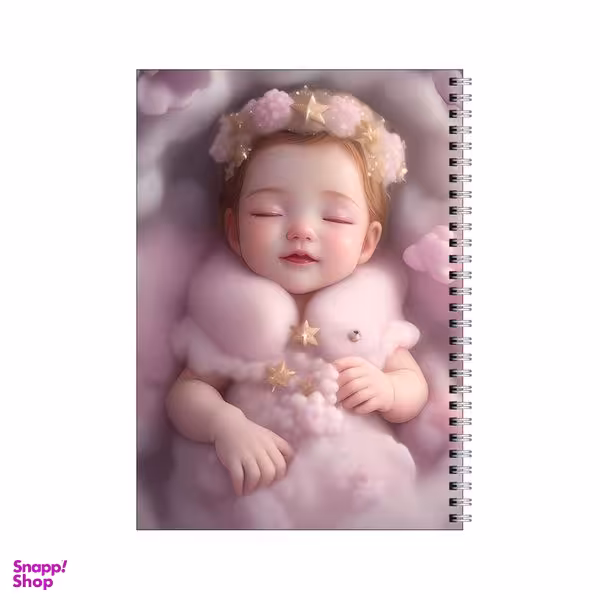 دفتر مشق 80 برگ بامبیلیپ طرح نی نی فرشته کد 9485586