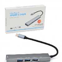 هاب Type-C چهار پورت USB3 مدل T-304


