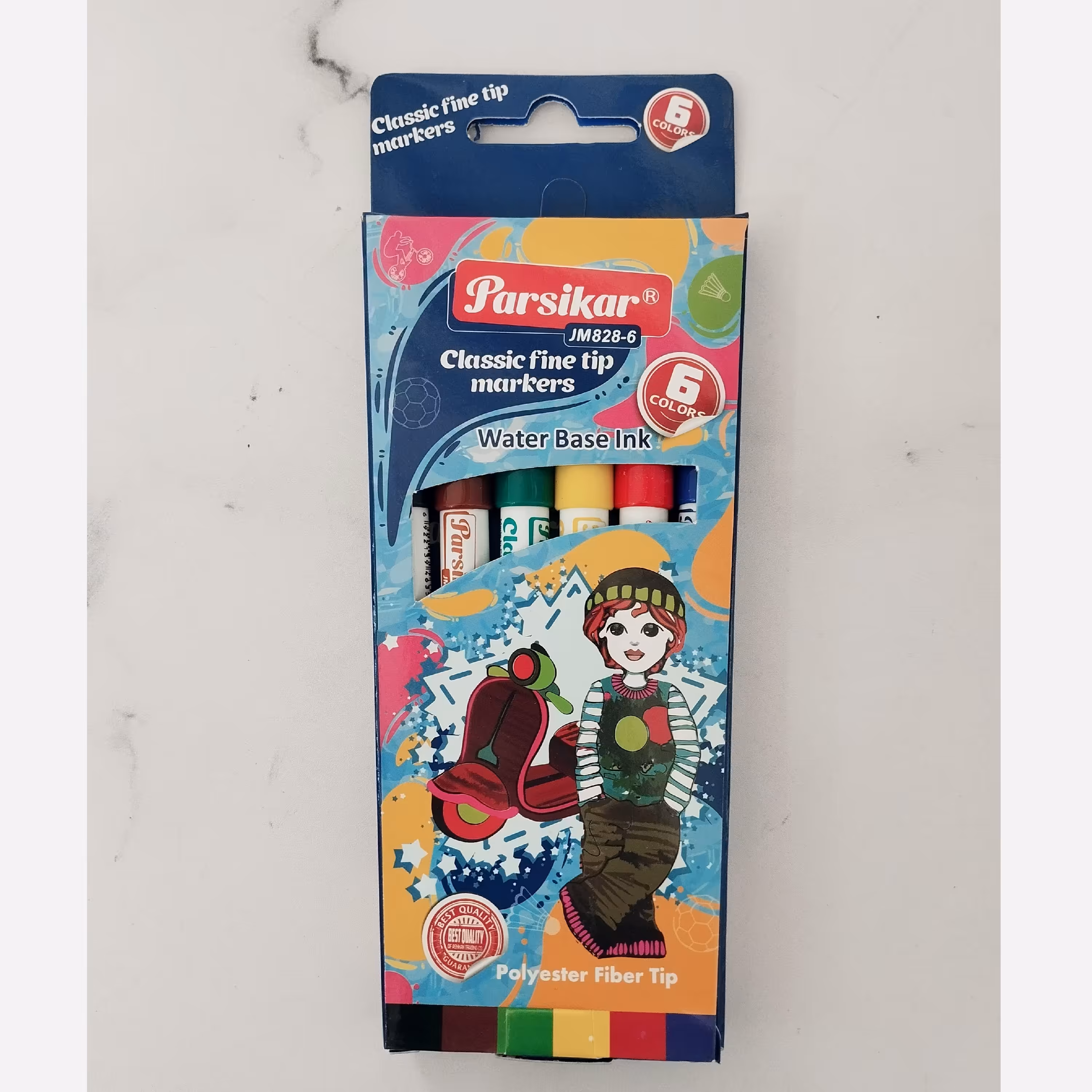 ماژیک 6رنگ پارسیکار