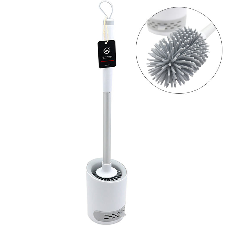 فرچه توالت شوی سیلیکونی استنددار دسته آلومینیوم WS-2063