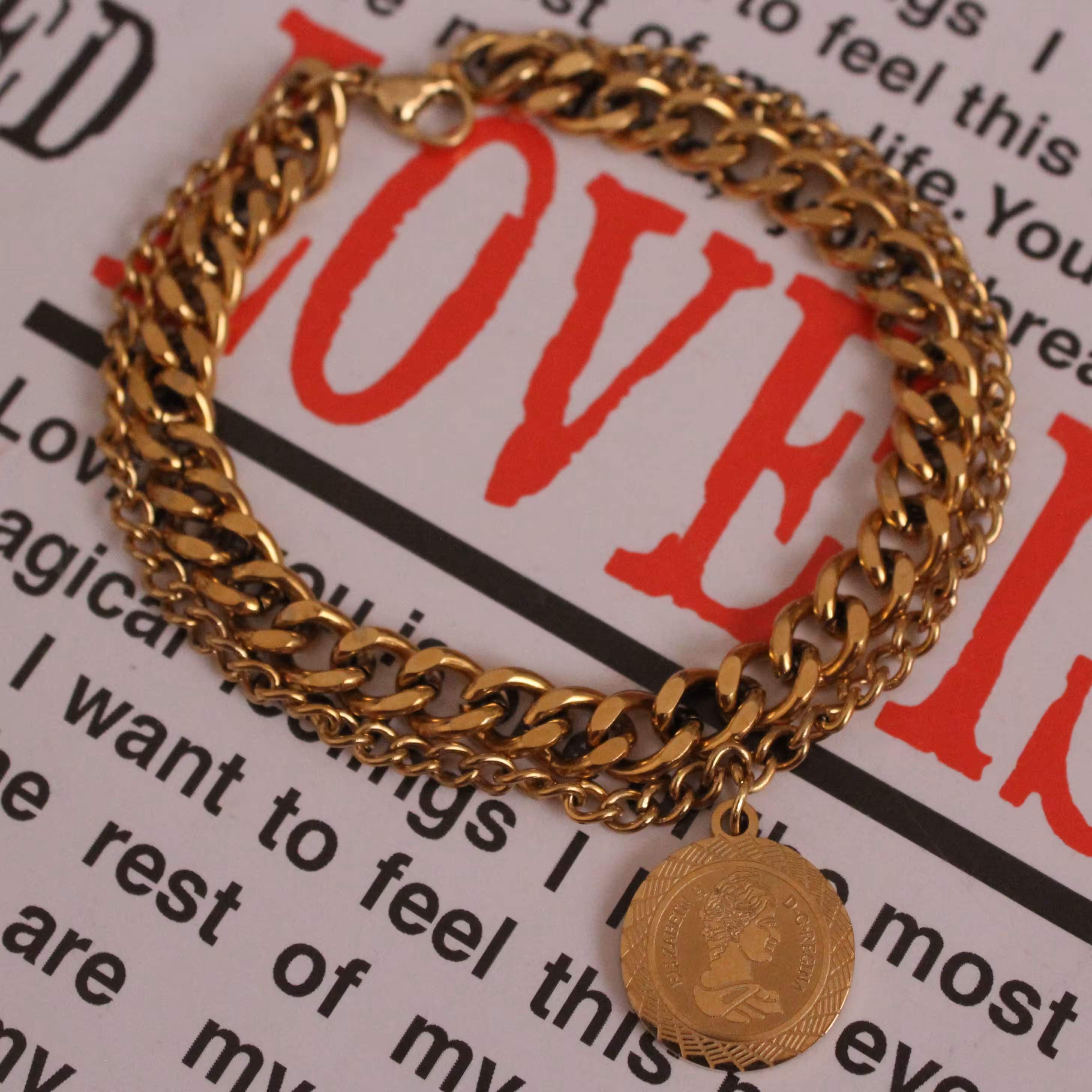 دستبند کارتیر سکه ای