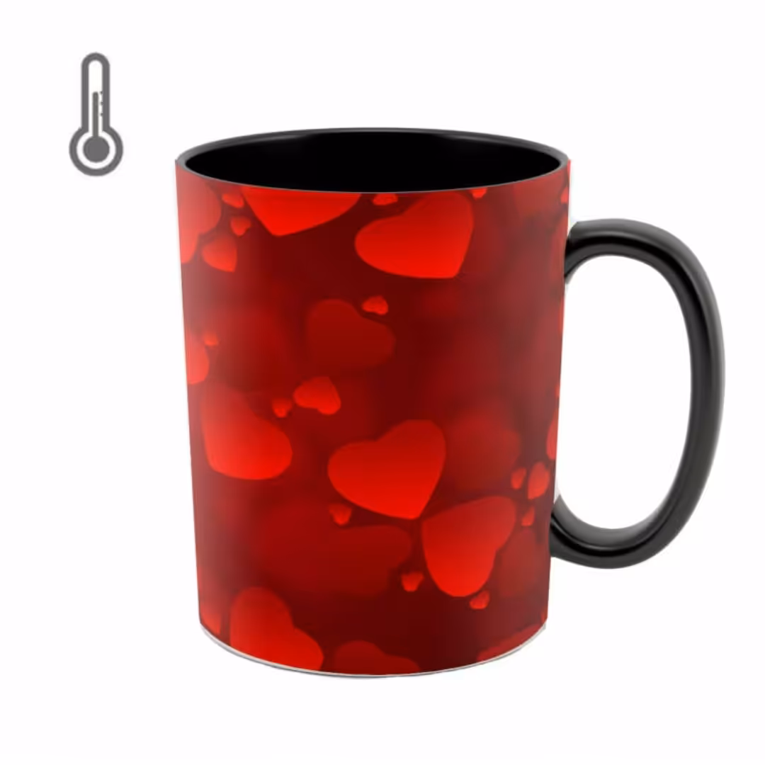 ماگ حرارتی طرح قلب کد464