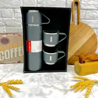 فلاسک 3 فنجان برند Diwangxin حجم 500 سی سی رنگ فیلی