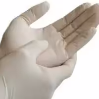 دستکش معاینه لاتکس بدون پودر اوپی پرفکت لارج