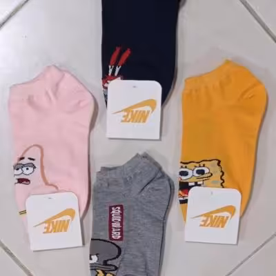 جوراب مچی کارتونی طرح باب اسفنجی