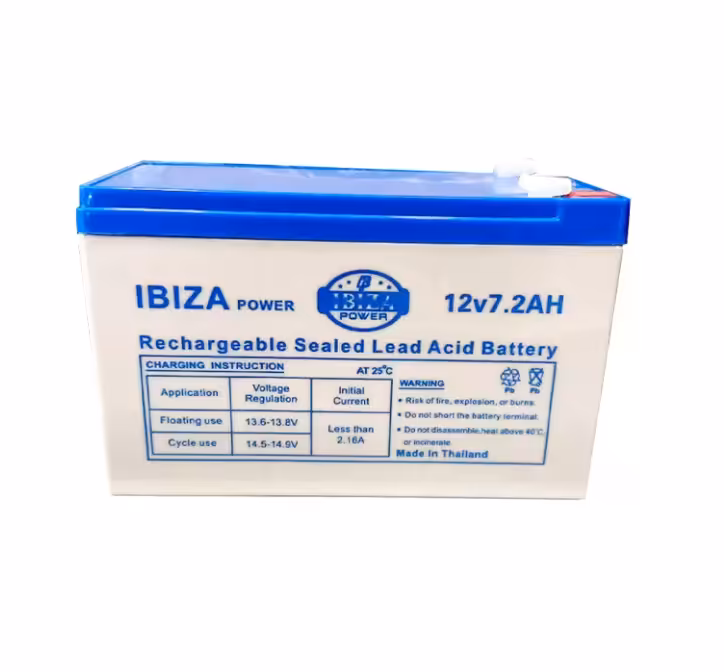 باتری 12 ولت 7 آمپر ایبیزاپاور - فروشگاه اینترنتی طیف سنتر