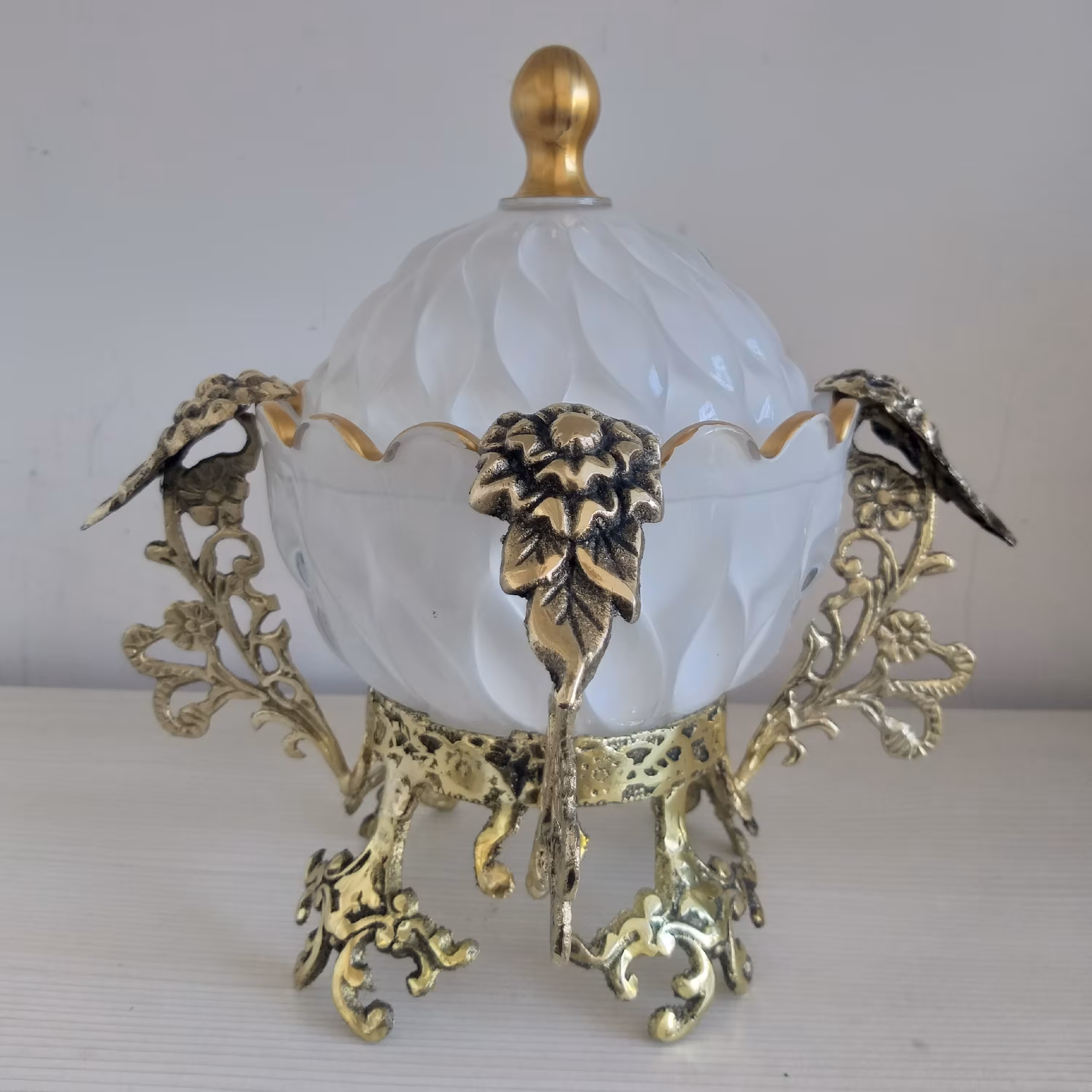 ست پذیرائی 4تکه پذیرایی پایه برنز