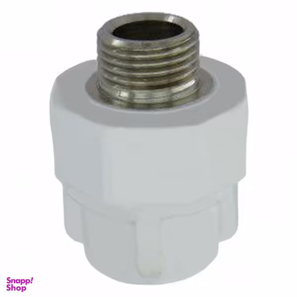 مغزی یکسر فلزی سفید آذین لوله (Azinlole) سایز 1×32 میلی متر
