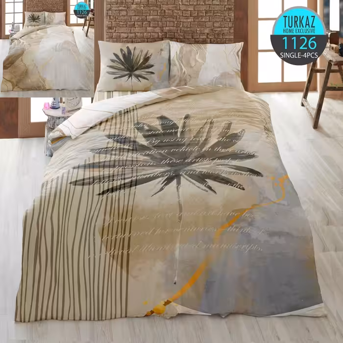 ست روتختی ترک آز کد 1126 تکنفره 4 تکه