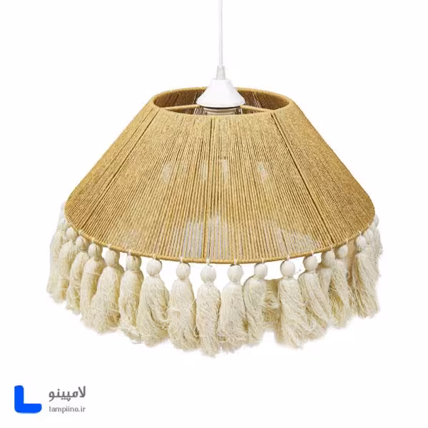 چراغ آویز تک شعله بوهو (مکرومه) مدل SP09-124