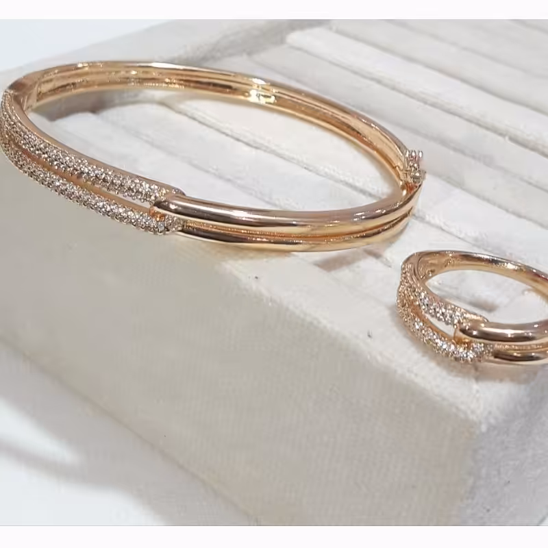 ست شیک دستبند انگشتر مارک پرنس جدید