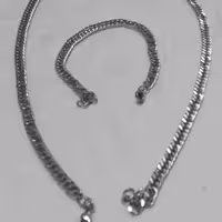 گردنبند ودستبند کارتیر  (استیل) 