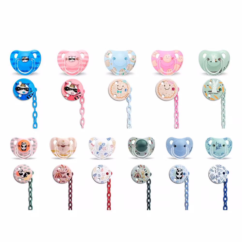 ست پستانک به همراه بند 6-18 ماه سواوینکس Suavinex