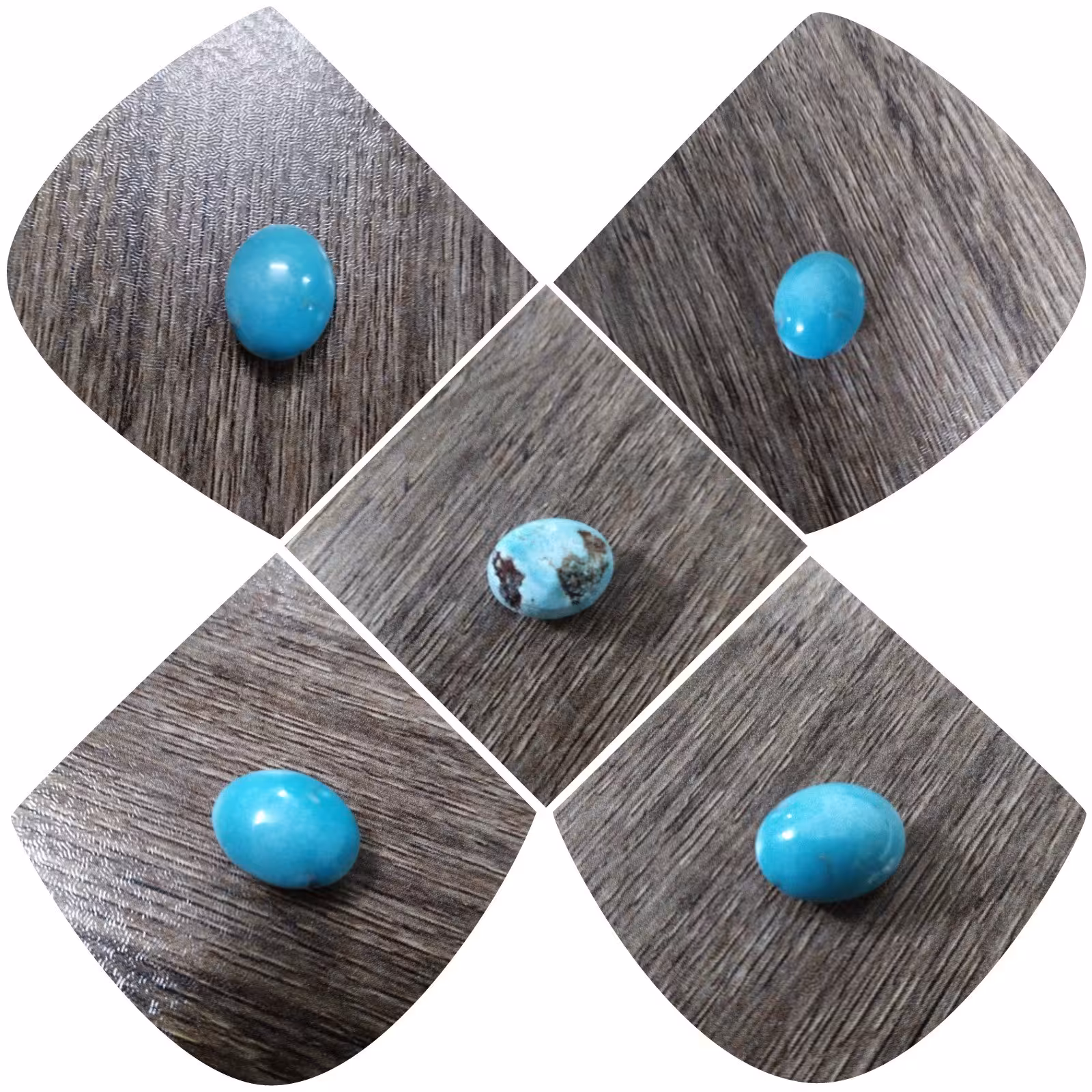 فیروزه نیشابور طبیعی ، قواره دار و پاک و تمام مغز ، جواهر واقعی به ضمانت معدنی و بدون احیا ، خوشرنگ ، 13 میلیمتری