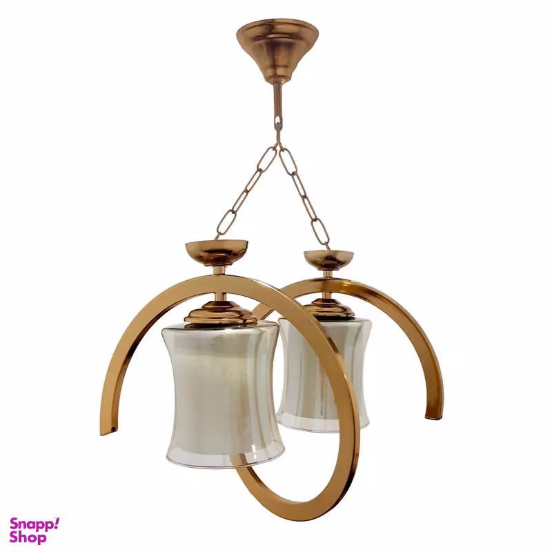 لوستر 2 شعله مدل فنر کد Down-kb