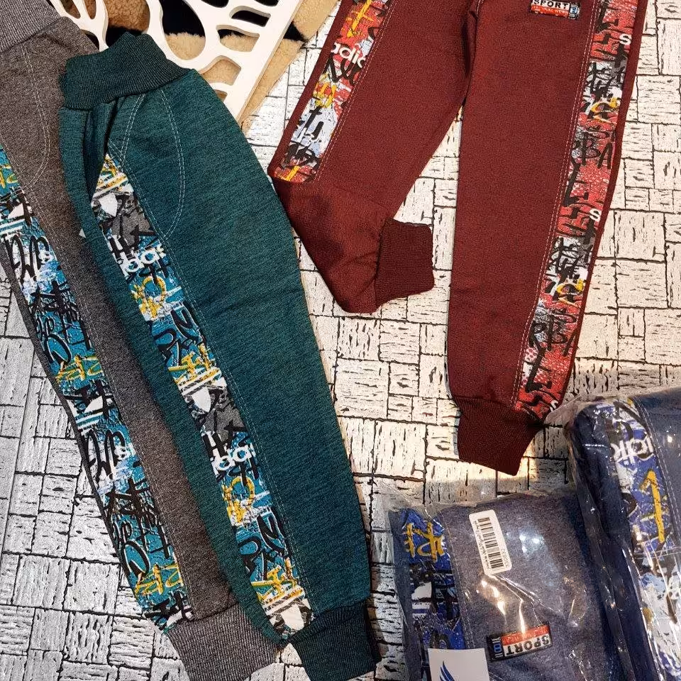 شلوار اسلش پسرانه بغل نوار