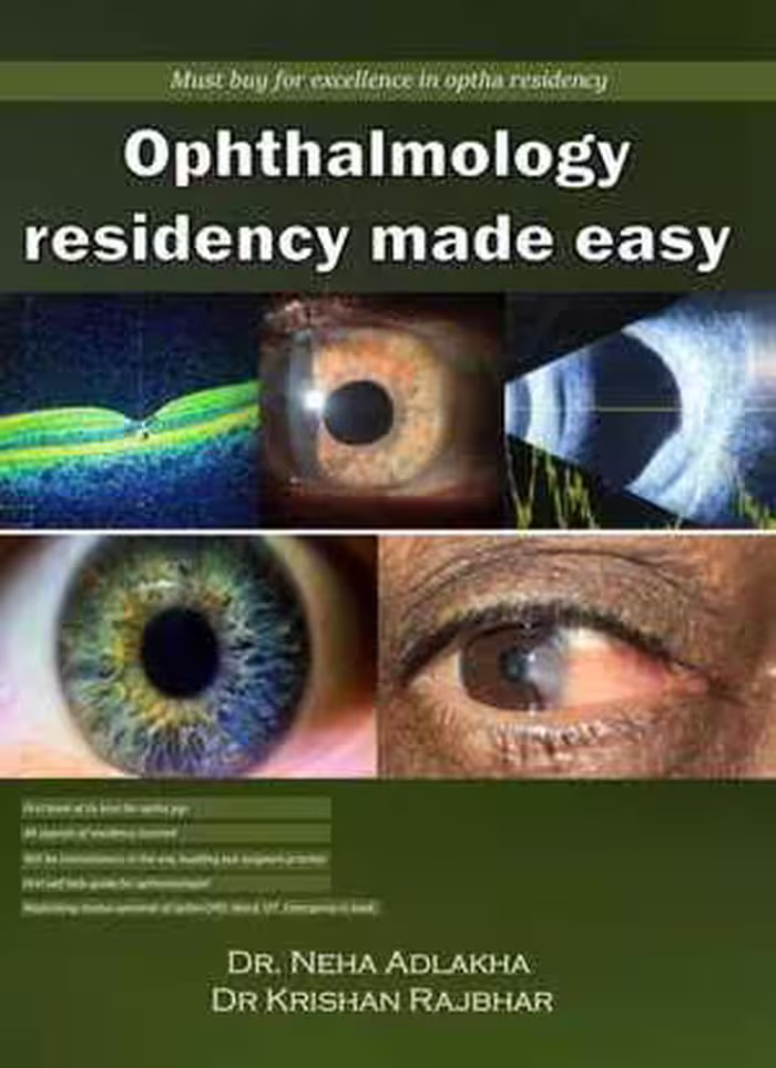 󾕇 دانلود کتاب Ophthalmology Residency Made Easy, 2020 - دانلود کتاب های دانشگاهی