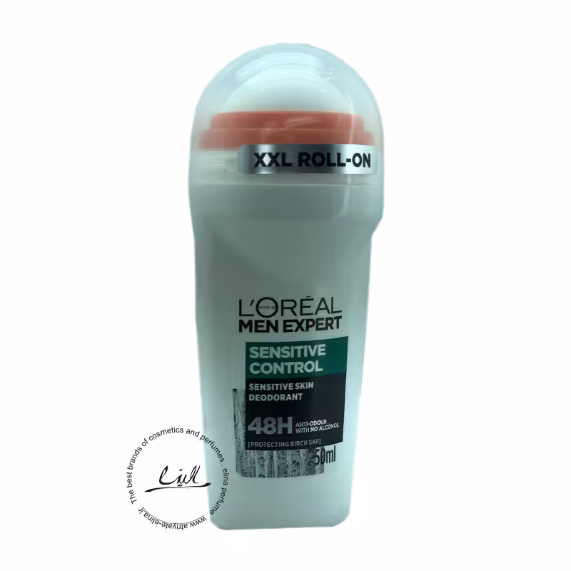 مام رول ضد تعریق مردانه لورآل سری Men Expert مدل sensitive control