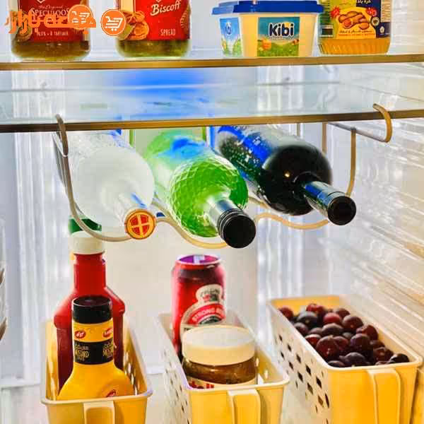 نگهدارنده بطری داخل یخچال