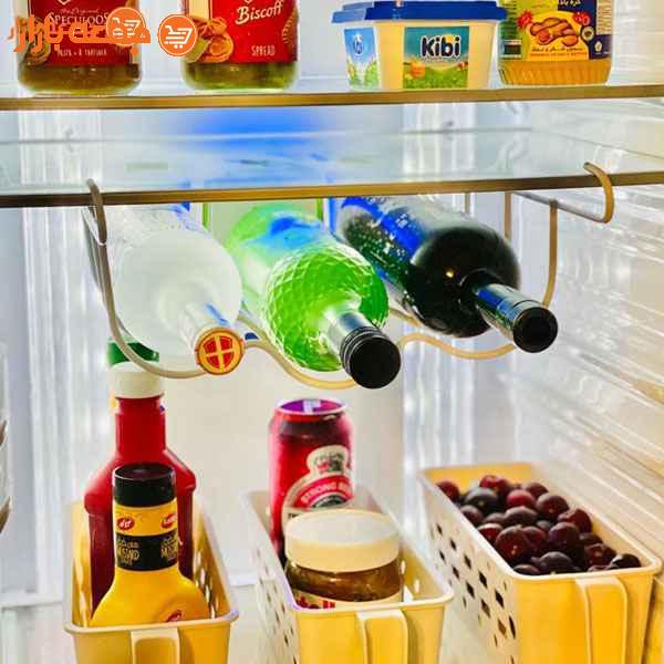 نگهدارنده بطری داخل یخچال