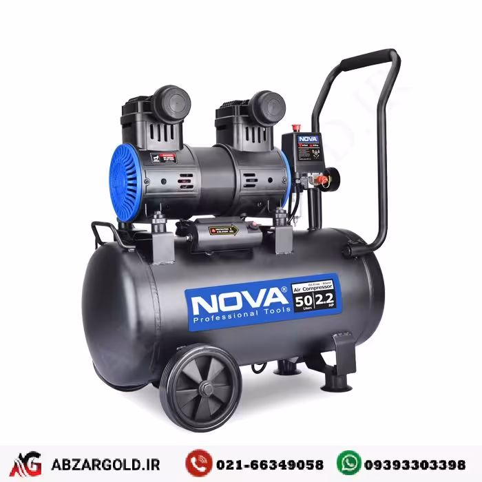کمپرسور سایلنت 50 لیتری نووا مدل NTA-9150