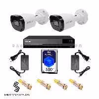 پکیج اقتصادی 2 دوربین مداربسته با دستگاه 2 مگ برایتون