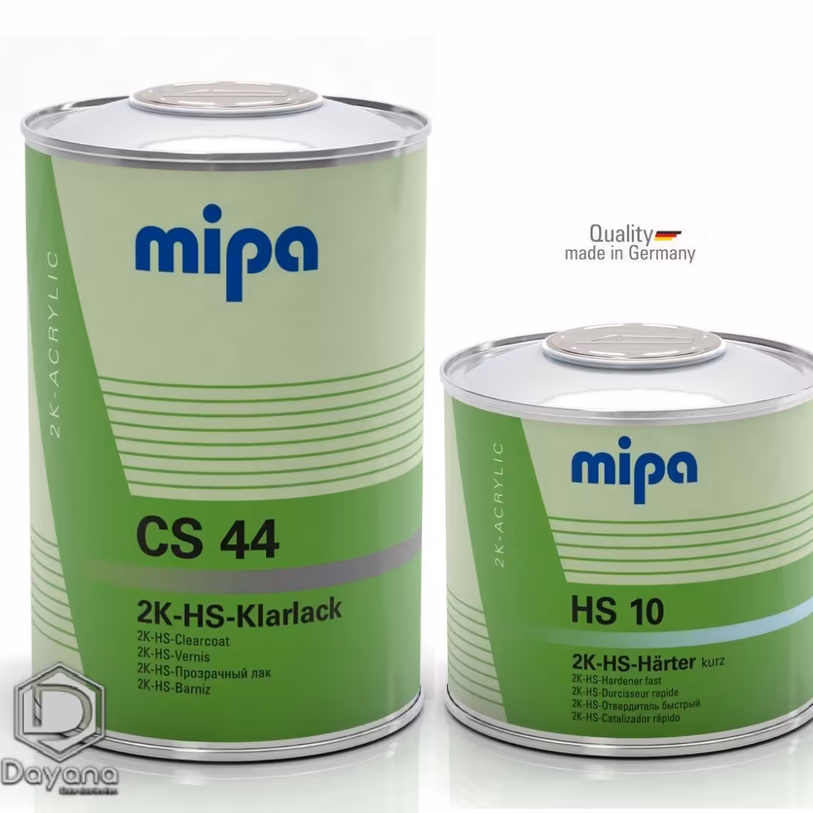 کلیر دوجزئی ضدخش سرامیکی به علاوه هاردنر