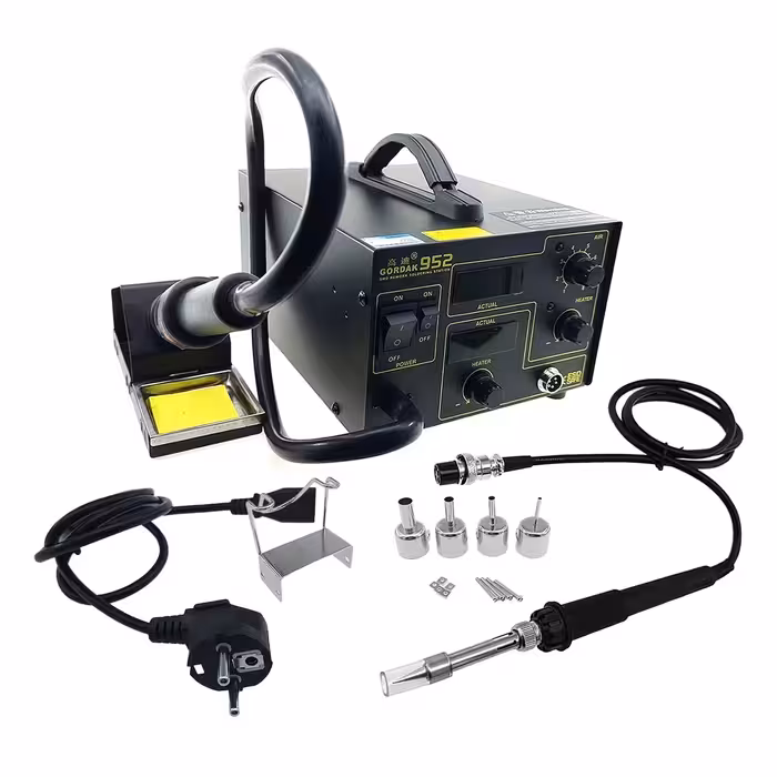 دستگاه هویه و هواگرم گرداک مدل GORDAK 952 Soldering Station اصلی