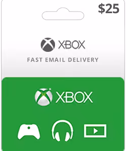 گیفت کارت ایکس باکس 25 دلاری آمریکا