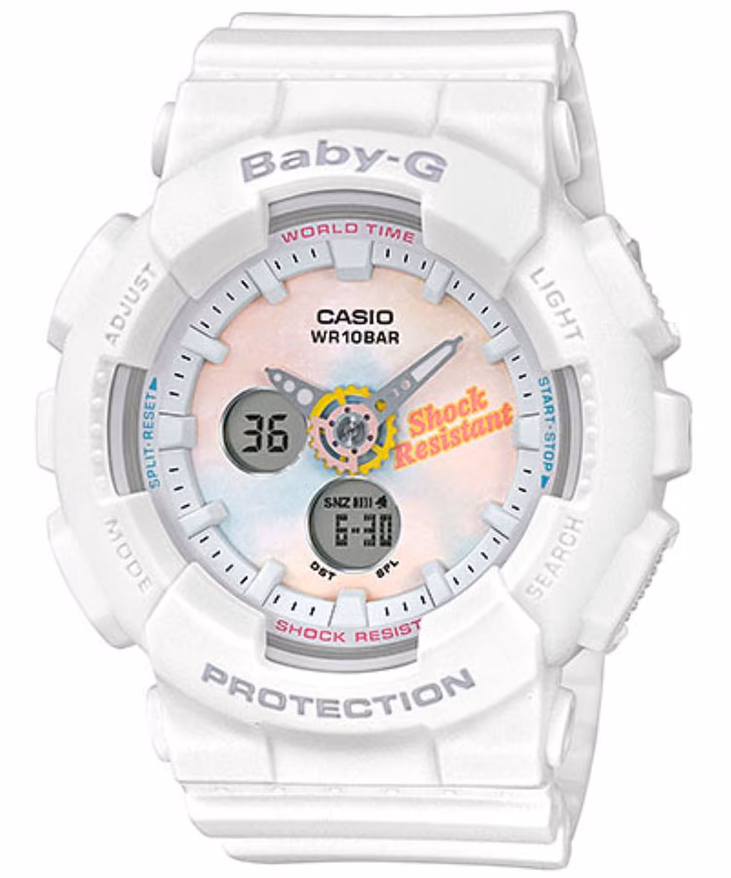 ساعت مچی زنانه کاسیو، زیرمجموعه Baby-G، کد BA-120T-7ADR