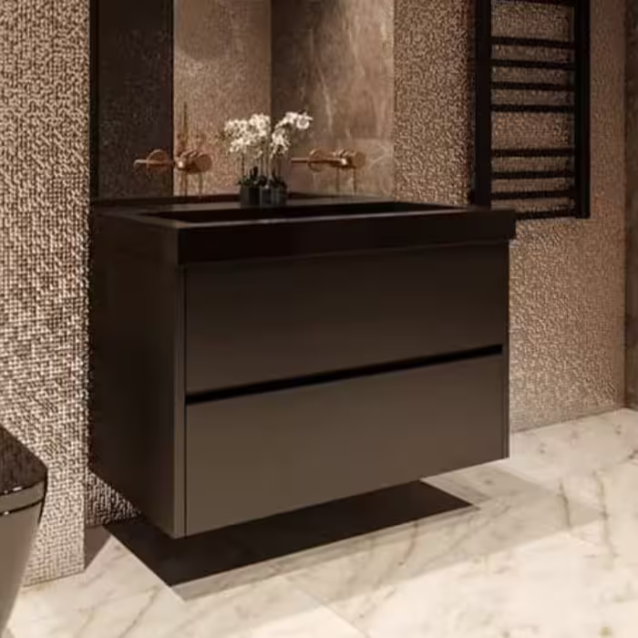 روشویی کابینتی مدل رادمان ابعاد 45 در 90 مشکی درجه کیفیت عالی ارسال به سراسر ایران