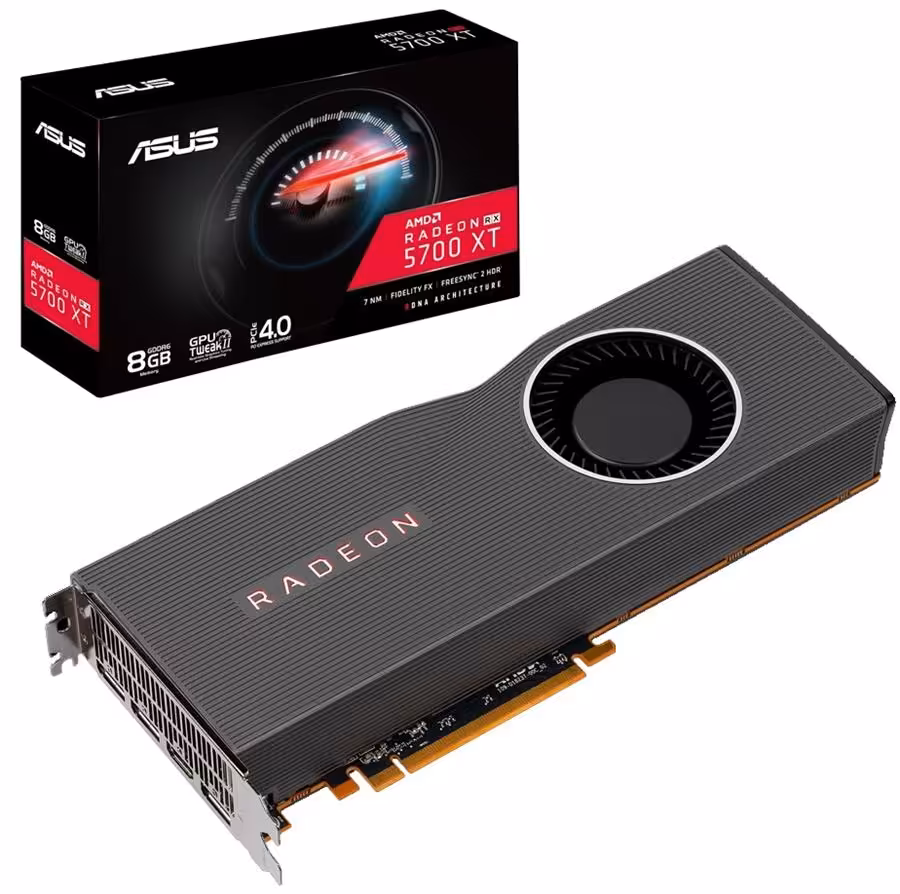 کارت گرافیک ایسوس مدل آر ایکس 5700  ایکس تی با حافظه 8 گیگابایت