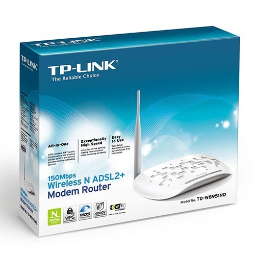 مودم روتر ADSL بی سیم تی پی لینک TD-W8951ND
