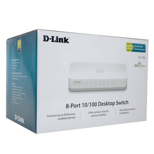 سوئیچ 8 پورت دی لینک مدل DES-1008AC