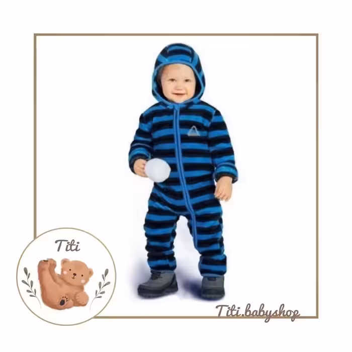 کاپشن سرهمی پشمی برند لوپیلو آلمان سایز 6تا12ماه