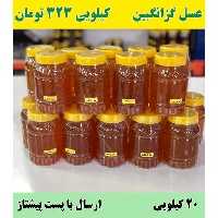 عسل گزانگبین عمده (20 کیلو در ظرف های یک کیلویی) ارسال با پست پیشتاز به سراسر کشور 