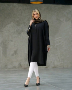 مانتو مشکی محرمی
