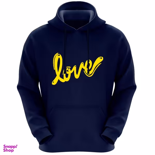 هودی دخترانه مدل F9 LOVE رنگ سرمه ای