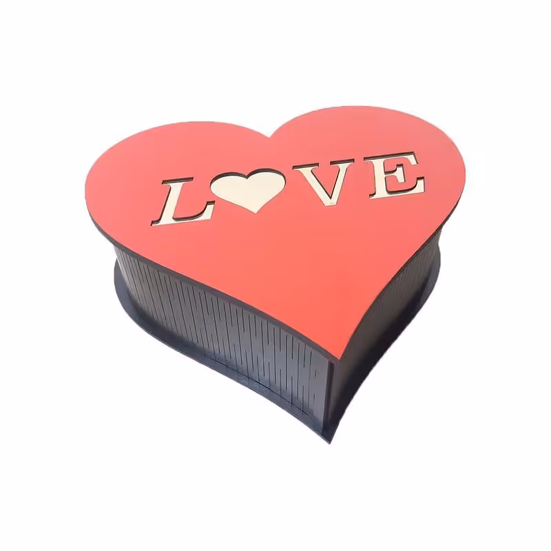 جعبه هدیه طرح قلب کد 2004