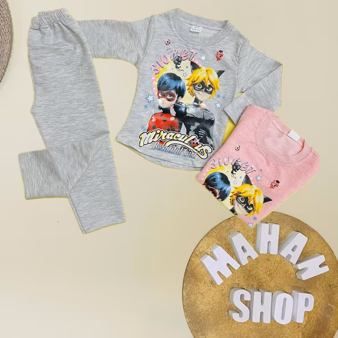 بلوز شلوار دخترانه دخترکفشدوزکی سایز 35 و 45